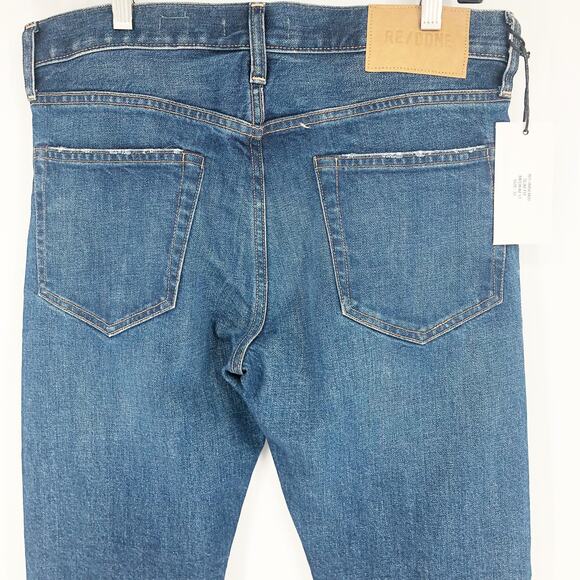 RE/DONE Men's Slim Fit Jeans 32 x 32 Blue Medium Wash Made in USA Denim NWT - Picture 5 of 9